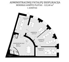 Nuomojamos administracinės patalpos Laisvės pr., Pašilaičiai, Vilniaus m., Vilniaus m. sav., 244 m2 ploto 13
