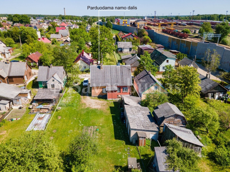 Parduodamas namas M. Valančiaus g., Radviliškio m., Radviliškio r. sav., 77.22 m2 ploto, 2 aukštai 2