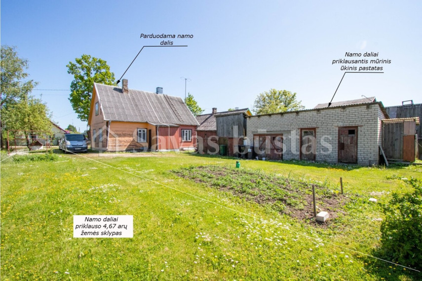 Parduodamas namas M. Valančiaus g., Radviliškio m., Radviliškio r. sav., 77.22 m2 ploto, 2 aukštai 4