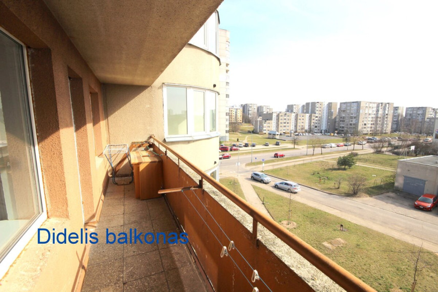 Nuomojamas butas Fabijoniškių g., Fabijoniškės, Vilniaus m., Vilniaus m. sav., 40 m2 ploto, 1 kambariai 5