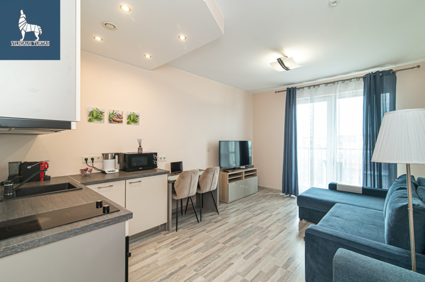 Nuomojamas butas Giedraičių g., Šnipiškės, Vilniaus m., Vilniaus m. sav., 30 m2 ploto, 1 kambariai 2