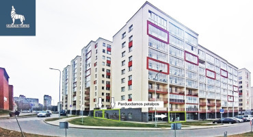 Parduodamos administracinės patalpos Rygos g., Justiniškės, Vilniaus m., Vilniaus m. sav., 37.07 m2 ploto 12