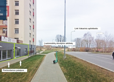 Parduodamos administracinės patalpos Rygos g., Justiniškės, Vilniaus m., Vilniaus m. sav., 78.94 m2 ploto