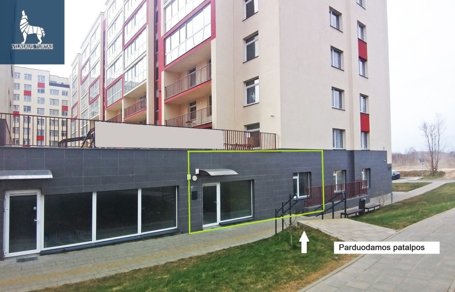 Parduodamos administracinės patalpos Rygos g., Justiniškės, Vilniaus m., Vilniaus m. sav., 78.94 m2 ploto 10