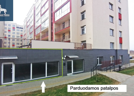 Parduodamos administracinės patalpos Rygos g., Justiniškės, Vilniaus m., Vilniaus m. sav., 239.66 m2 ploto