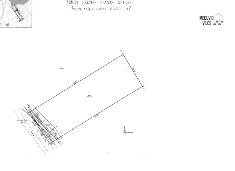 Parduodamas kitos paskirties sklypas Luknos g., Senojo Tarpupio k., Trakų r. sav., 25.05 a ploto 15