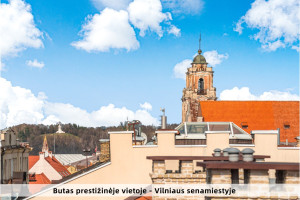 Parduodamas butas Šv. Stepono g., Senamiestis, Vilniaus m., Vilniaus m. sav., 72.72 m2 ploto, 3 kambariai 2