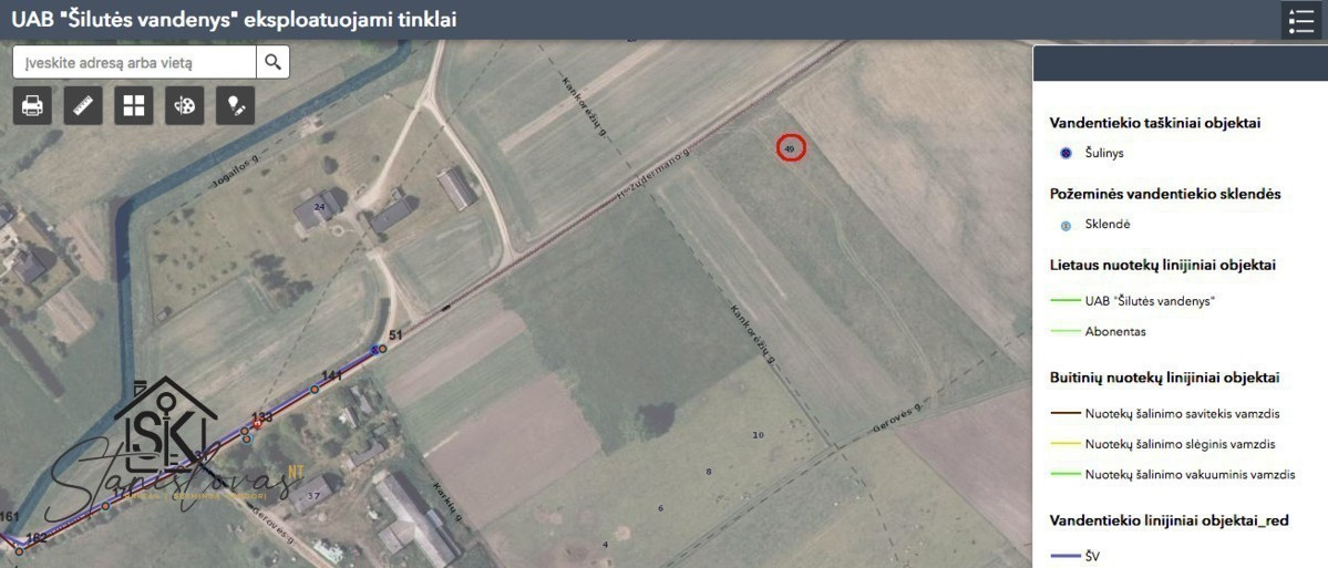 PARDUODAMAS 14.39 ARŲ NAMŲ VALDOS SKLYPAS MACIKŲ K., H.ZUDERMANO G. 49 11