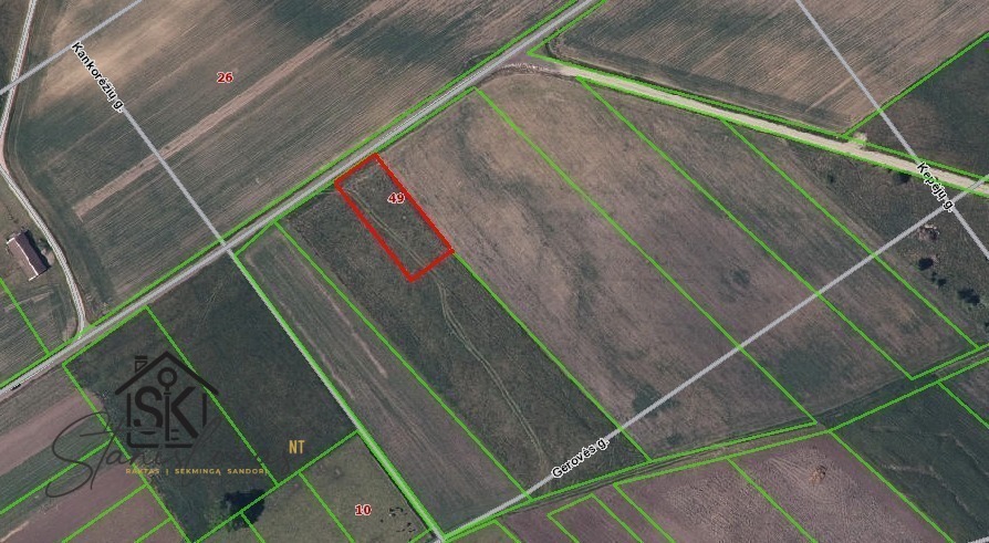 PARDUODAMAS 14.39 ARŲ NAMŲ VALDOS SKLYPAS MACIKŲ K., H.ZUDERMANO G. 49 16