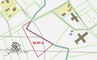 PARDUODAMAS 92.97 ARŲ ŽEMĖS ŪKIO PASKIRTIES SKLYPAS MACIKŲ K. 10