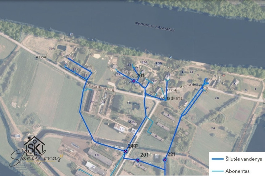 PARDUODAMAS 61,70 ARŲ NAMŲ VALDOS SKLYPAS RUSNĖS SALOJE UOSTADVARIO K. 17