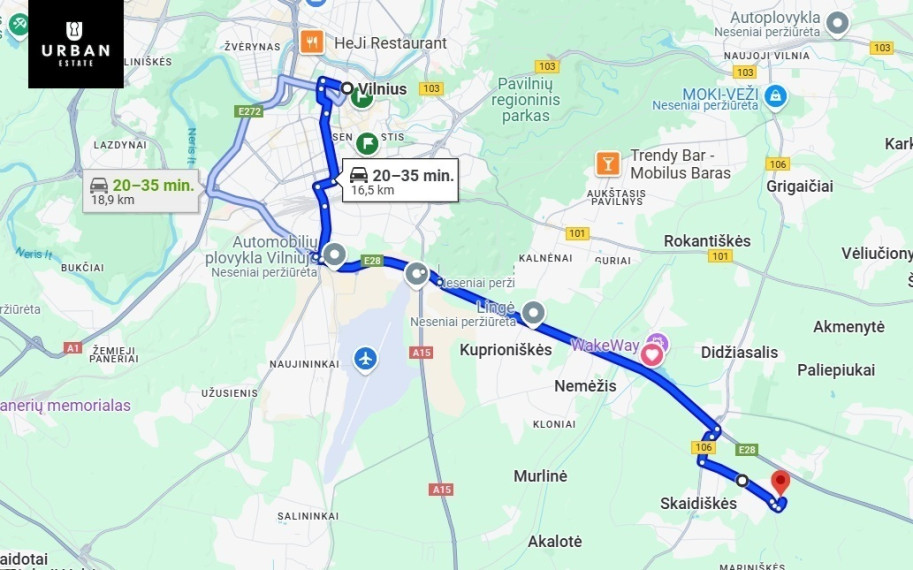 Parduodamas vieno aukšto gyvenamasis namas Skaidiškėse su daline apdaila 18