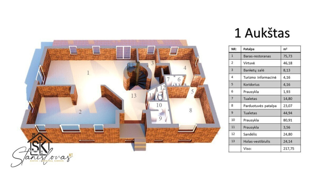IŠSKIRTINĖJE VIETOJE PARDUODAMOS ERDVIOS PATALPOS LIETUVININKŲ G. 2, ŠILUTĖJE 43