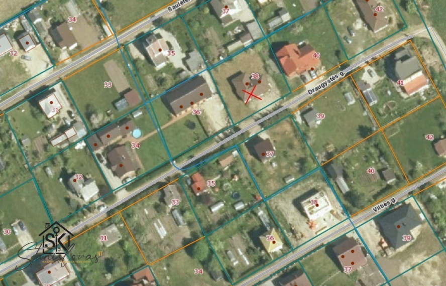 PARDUODAMAS NEBAIGTAS STATYTI NAMAS SU 8.96 ARŲ SKLYPU RAMIOJE GRUČEIKIŲ K. VIETOVĖJE 28