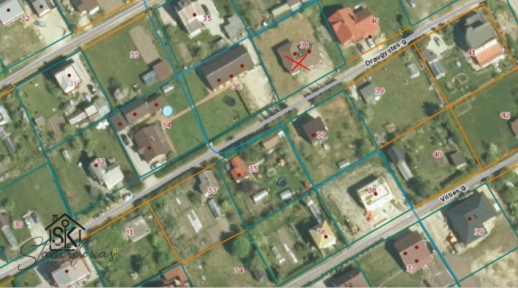 PARDUODAMAS NEBAIGTAS STATYTI NAMAS SU 8.96 ARŲ SKLYPU RAMIOJE GRUČEIKIŲ K. VIETOVĖJE 41