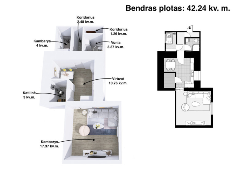PARDUODAMAS BUTAS NETOLI NEMUNO (ATMATOS) UPĖS - RUSNĖS MIESTELYJE 5