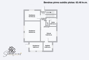 PARDUODAMAS NAMAS SU 18.40 ARŲ ŽEMĖS SKLYPU JUKNAIČIUOSE, BERŽŲ G. 8