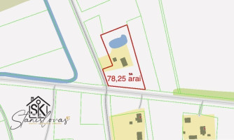 PARDUODAMAS NAMAS SU 78.25 ARŲ ŽEMĖS SKLYPU ŠILUTĖS R. SAV., ŽYNIŲ K. 9A 18