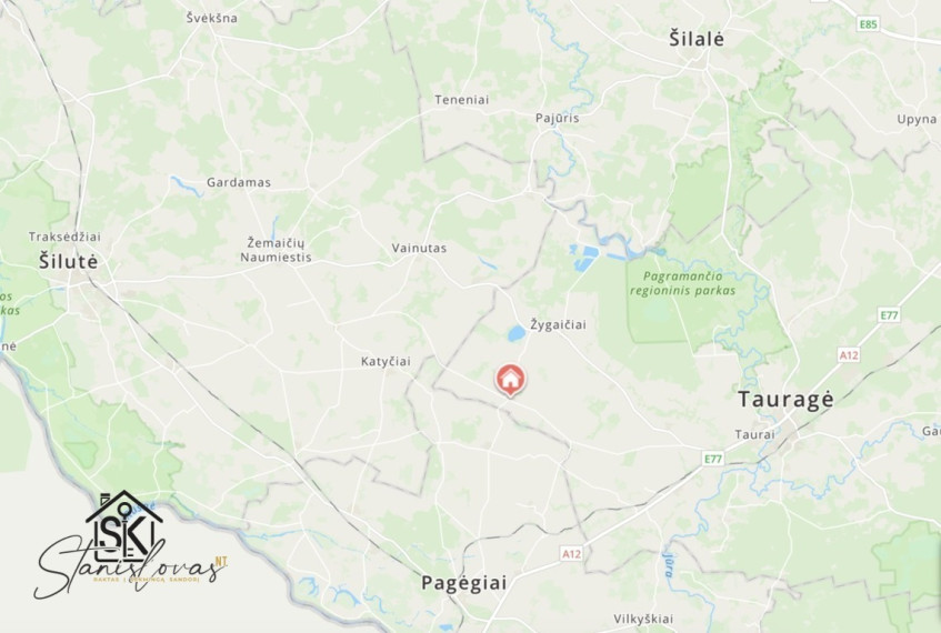 PARDUODAMAS ERDVUS NAMAS SU 43.65 ARŲ ŽEMĖS SKLYPU SARTININKŲ K., KNYGNEŠIŲ G. 6 24