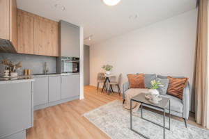 Nuomojamas butas Lietaus g., Lazdynėliai, Vilniaus m., Vilniaus m. sav., 30.37 m2 ploto, 1 kambariai 1