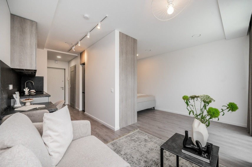 Nuomojamas butas Lietaus g., Lazdynėliai, Vilniaus m., Vilniaus m. sav., 32.25 m2 ploto, 1 kambariai 3