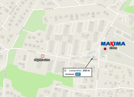 Nuomojamas butas Lietaus g., Lazdynėliai, Vilniaus m., Vilniaus m. sav., 32.25 m2 ploto, 1 kambariai 22