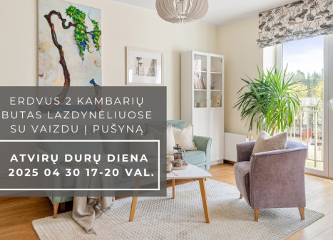 Parduodamas butas Jonažolių g., Lazdynėliai, Vilniaus m., Vilniaus m. sav., 57 m2 ploto, 2 kambariai