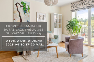 Parduodamas butas Jonažolių g., Lazdynėliai, Vilniaus m., Vilniaus m. sav., 57 m2 ploto, 2 kambariai 1