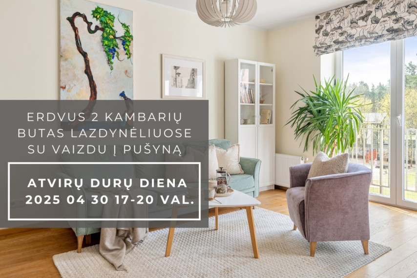 Parduodamas butas Jonažolių g., Lazdynėliai, Vilniaus m., Vilniaus m. sav., 57 m2 ploto, 2 kambariai 1