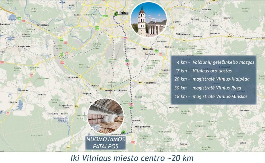 Nuomojamos administracinės, gamybinės, sandėliavimo patalpos Jano Korfo g., Parudaminio k., Vilniaus r. sav., 1000 m2 ploto 34