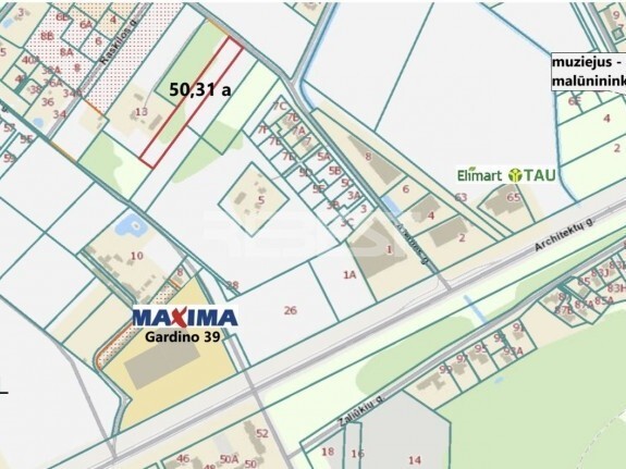Parduodamas sklypas Ateities g., Dainų k., Šiaulių r. sav., 50.31 a ploto 1