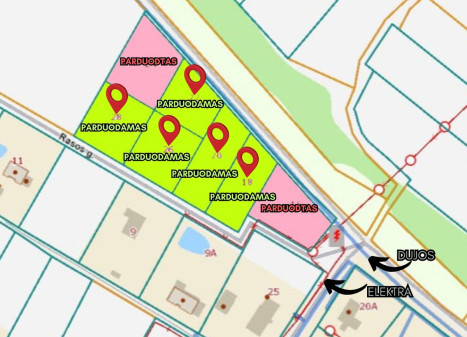 Parduodamas kitos paskirties sklypas Rasos g., Kairių mstl., Šiaulių r. sav., 13.7 a ploto