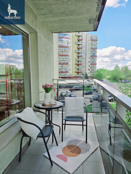 Parduodamas butas Perkūnkiemio g., Pašilaičiai, Vilniaus m., Vilniaus m. sav., 63.68 m2 ploto, 2 kambariai 5