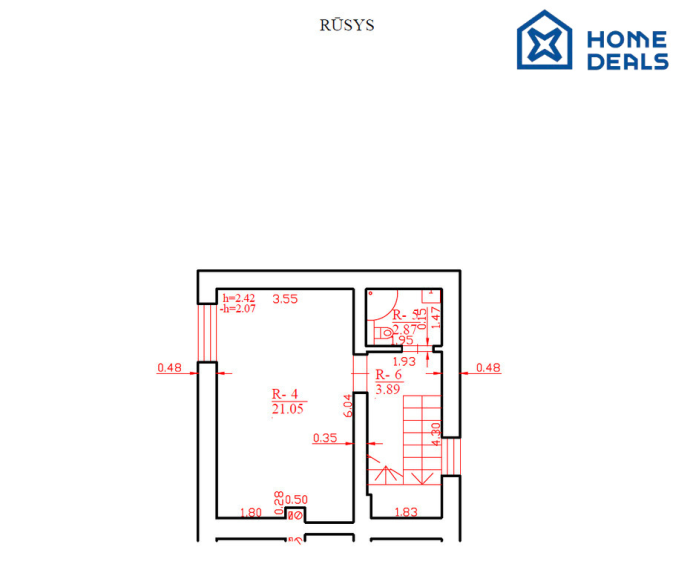 Parduodamas namas Placio g., Karklės k., Klaipėdos r. sav., 91.61 m² ploto 3 kambariai 37