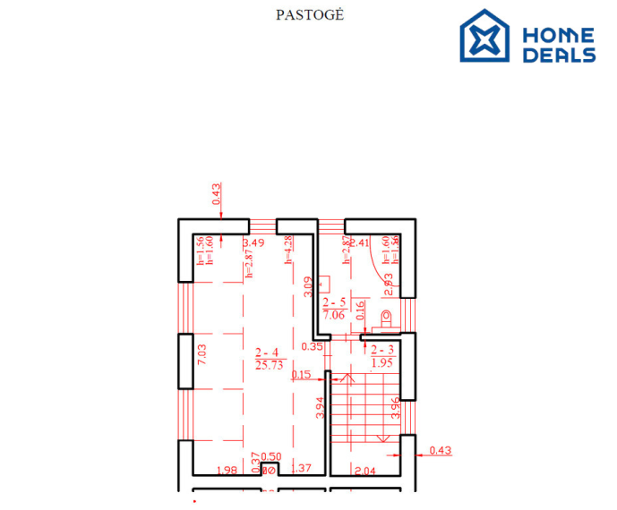 Parduodamas namas Placio g., Karklės k., Klaipėdos r. sav., 91.61 m² ploto 3 kambariai 39