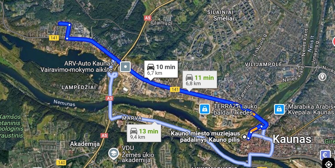 Nuomojamas butas Ramybės g., Žemutiniai Kaniūkai, Kauno m., Kauno m. sav., 40.83 m2 ploto, 1 kambariai 18
