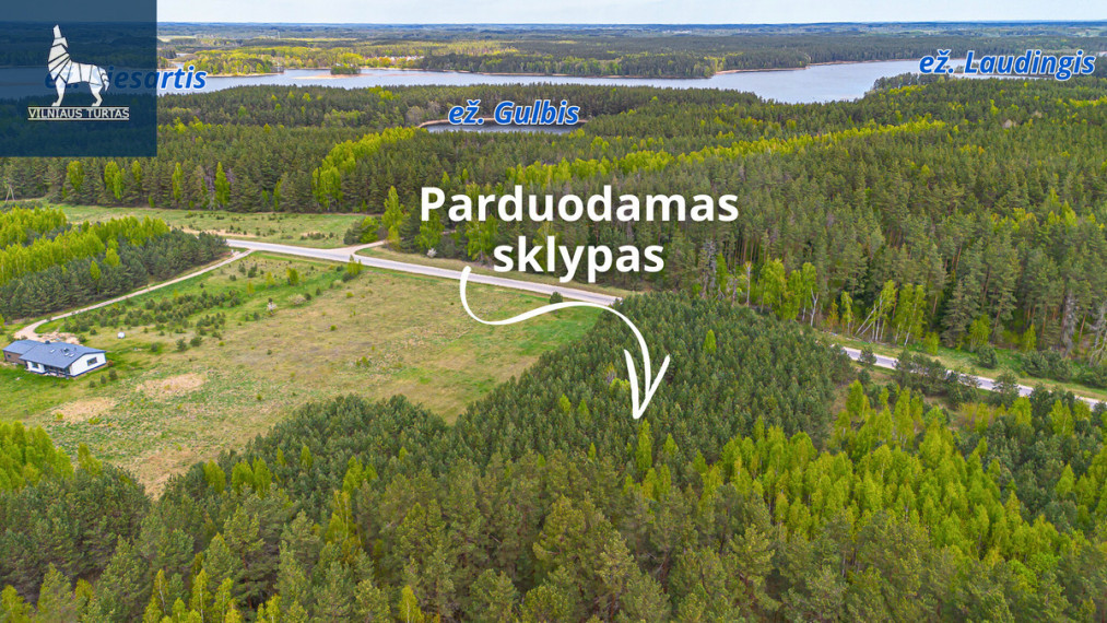 Parduodamas sklypas Kirneilės k., Molėtų r. sav., 150 a ploto 1