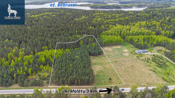 Parduodamas  sklypas Kirneilės k., Molėtų r. sav., 150 a ploto 4