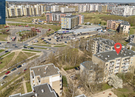 Parduodamas butas Gabijos g., Pašilaičiai, Vilniaus m., Vilniaus m. sav., 49.68 m2 ploto, 2 kambariai