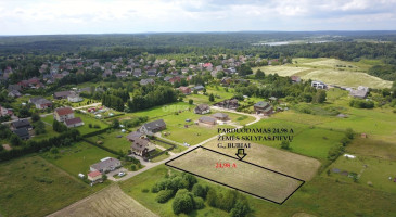 Parduodamas namų valdos paskirties sklypas Pievų g., Bubių k., Šiaulių r. sav., 24.98 a ploto 2