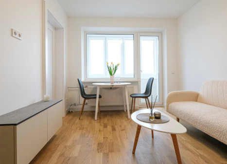 Nuomojamas butas Justiniškių g., Viršuliškės, Vilniaus m., Vilniaus m. sav., 35.52 m2 ploto, 2 kambariai