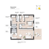Parduodamas namas Girdavos g., Pilaitė, Vilniaus m., Vilniaus m. sav., 125 m2 ploto, 1 aukštai 42