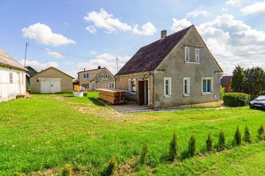 Parduodamas namas Pakruojo r. sav., Laborų k., Mūšos, 58.66 m2 ploto, 1 aukštai 12