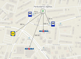 Parduodamas butas Žygio g., Žirmūnai, Vilniaus m., Vilniaus m. sav., 21.1 m2 ploto, 1 kambariai 17