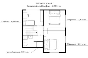Parduodamas namas Pakupečių g., Didžiasalio k., Vilniaus r. sav., 113.37 m2 ploto, 2 aukštai 19