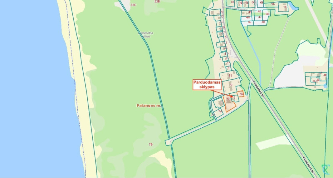 Parduodamas  sklypas Klaipėdos pl., Palangos m., Palangos m. sav., 10.32 a ploto 17