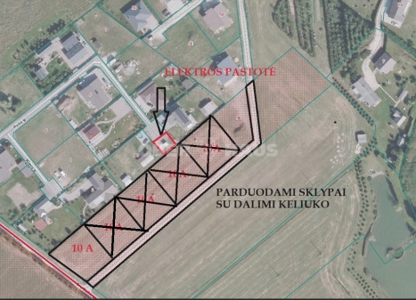 Parduodamas namų valdos paskirties sklypas Greitkelio g., Bubių k., Šiaulių r. sav., 10 a ploto