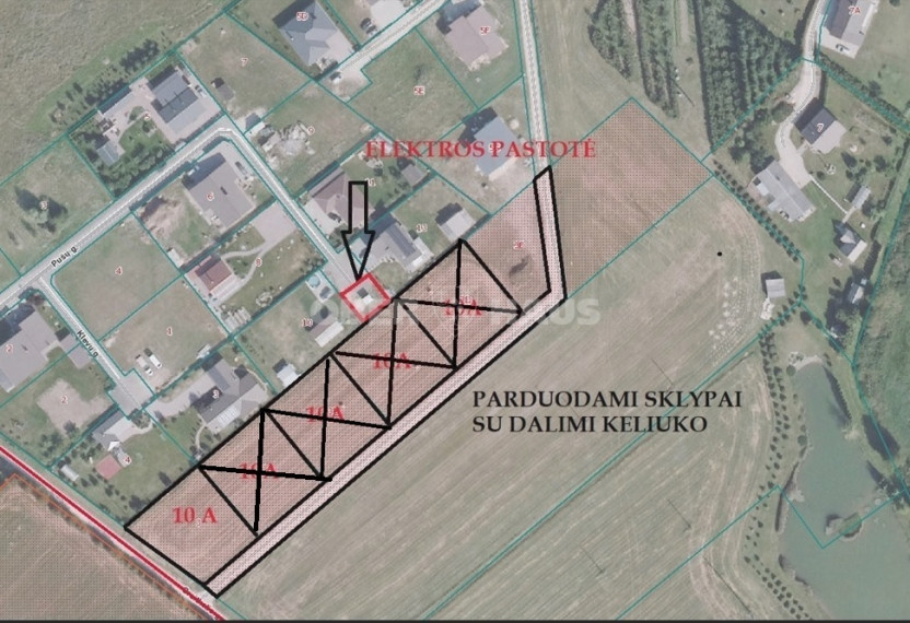 Parduodamas namų valdos paskirties sklypas Greitkelio g., Bubių k., Šiaulių r. sav., 10 a ploto 1
