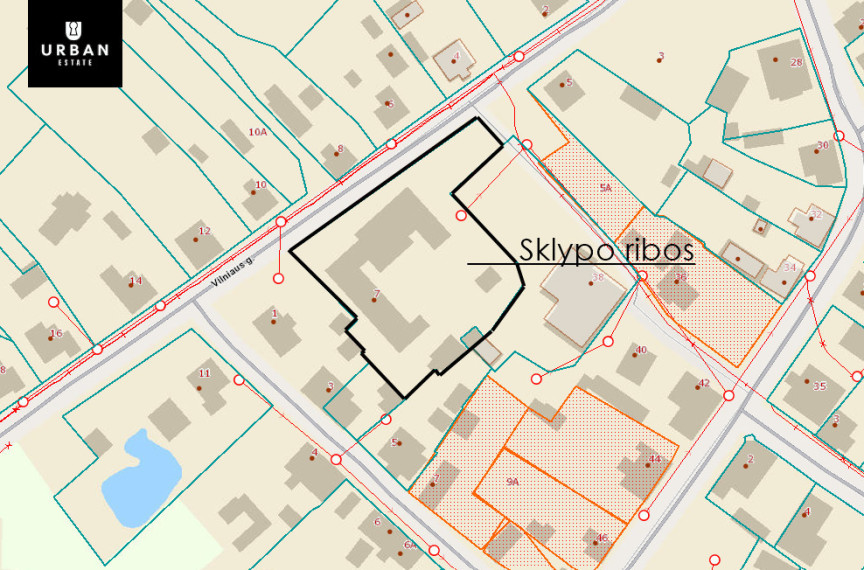 Parduodamos patalpos Vilniaus g., Dauguose, 769.64 kv.m ploto 13