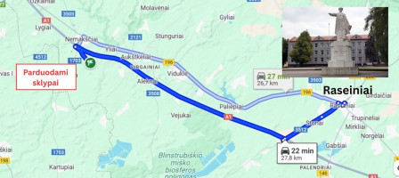 Parduodamas kitos paskirties sklypas Arglaičių k., Raseinių r. sav., 1628 a ploto 21